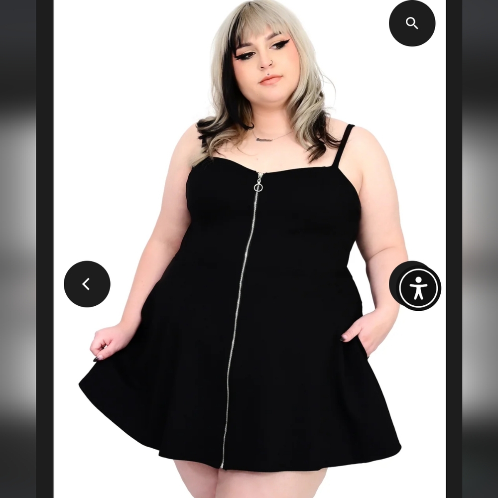 Foxblood Enid Zipper Dress